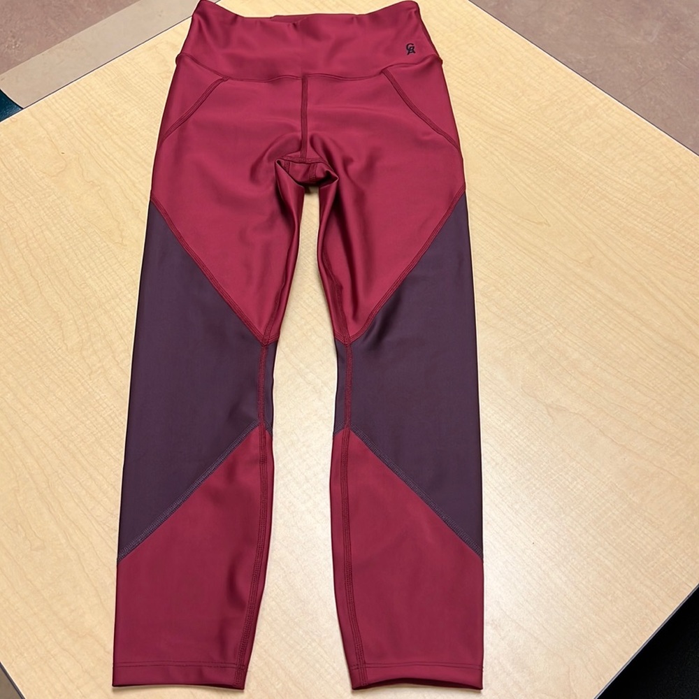 Good American color block leggings, size 1 (small)